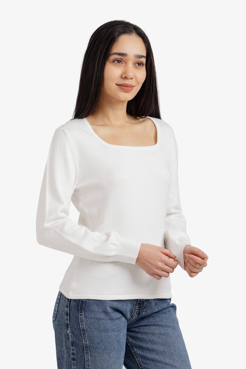 Clue Square Neck Pullover - Image 3